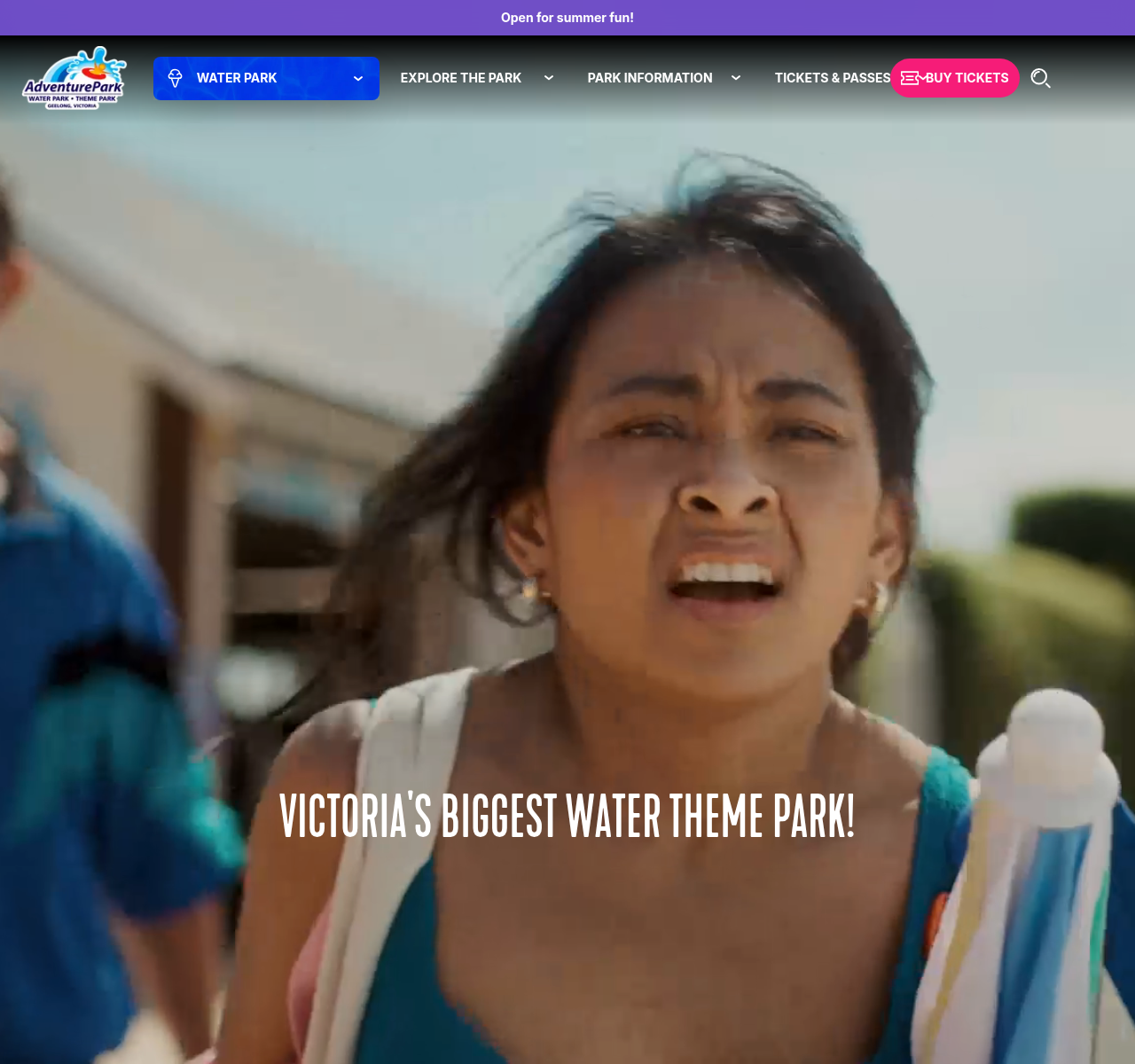 Screenshot of https://adventurepark.com.au